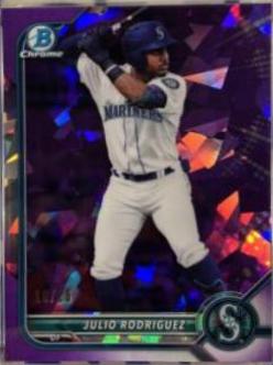 Julio Rodriguez [Sapphire Purple] #48 Prices | 2022 Bowman Chrome