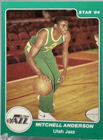 Mitchell Anderson #134 Basketball Cards 1984 Star