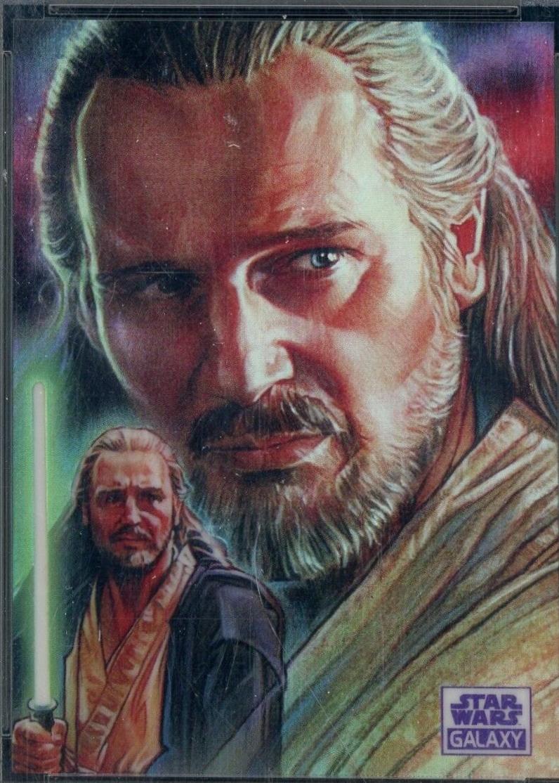 2021 Qui-Gon Jinn [Purple Refractor] #38