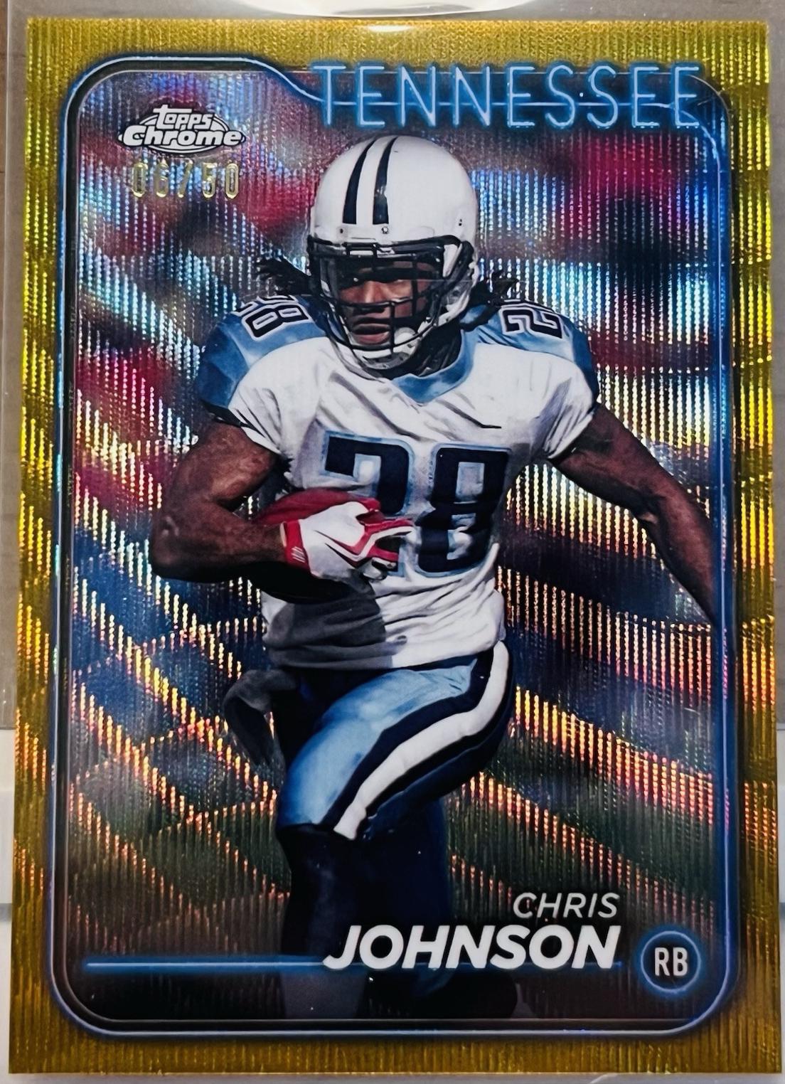 Chris Johnson [Gold Wave Refractor] #191