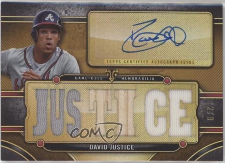 David Justice [Gold] #TTAR-DJU1