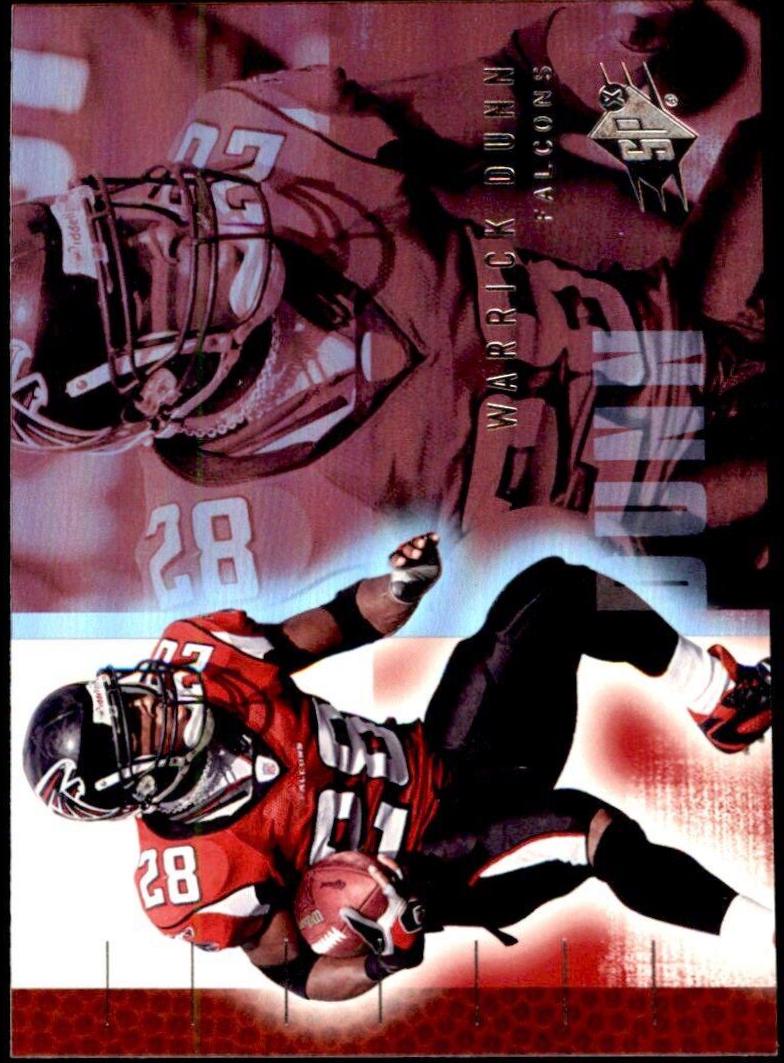 Warrick Dunn #5 Football Cards 2006 Spx
