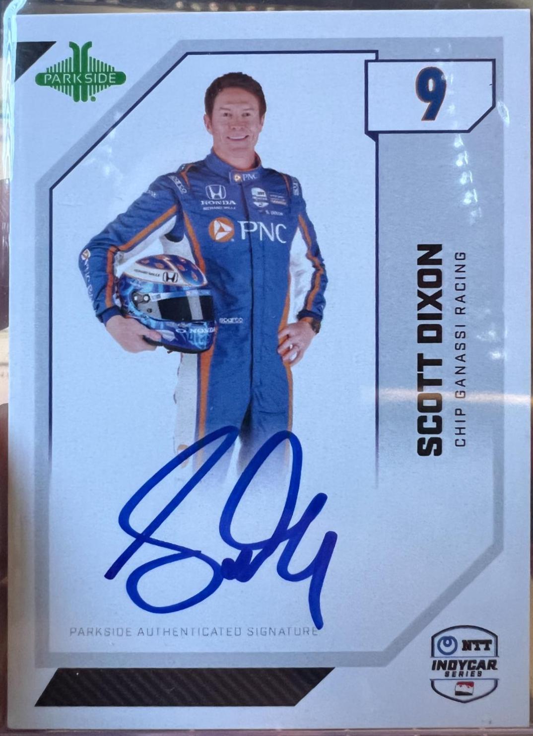 Scott Dixon #SSSD Racing Cards 2024 Parkside NTT IndyCar Signature