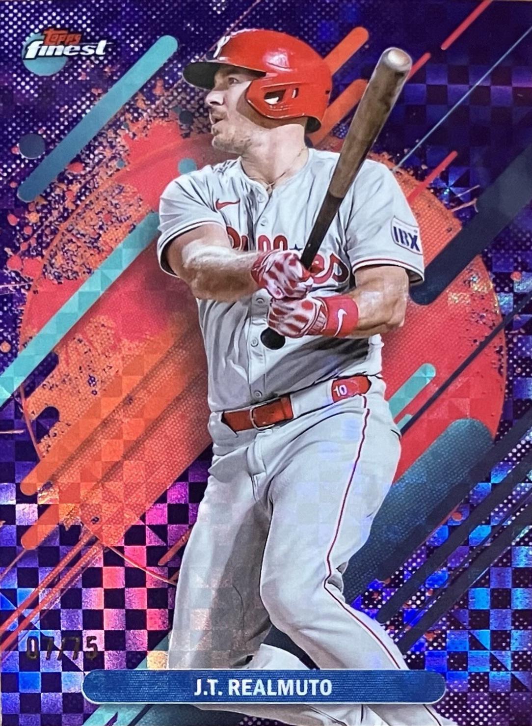 J.T. Realmuto [Purple Checkerboard Refractor] #210