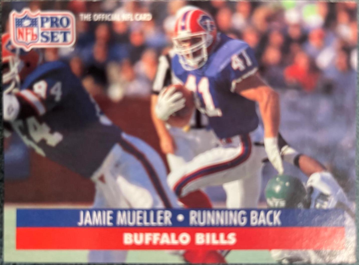 Jamie Mueller #446 Football Cards 1991 Pro Set