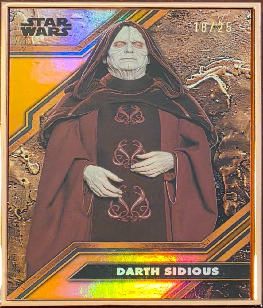 Darth Sidious [Orange] #C-20 Prices | Star Wars 2025 Topps