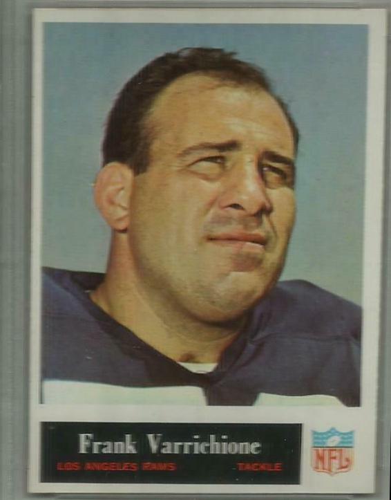 Frank Varrichione #96 1965 Philadelphia Football