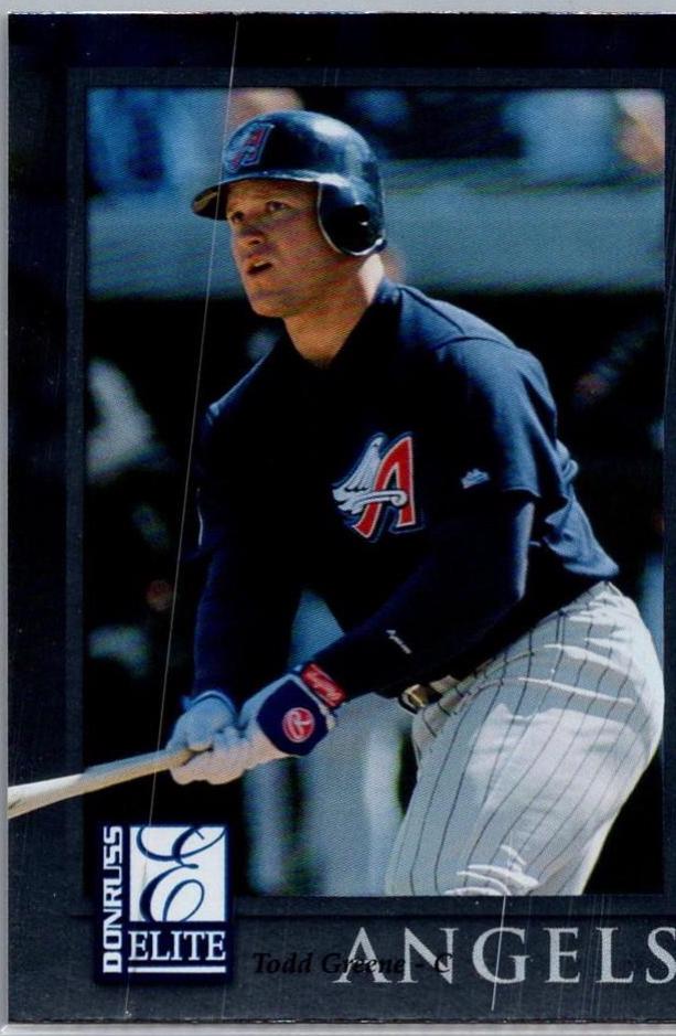 Todd Greene #105 1998 Donruss Elite Baseball