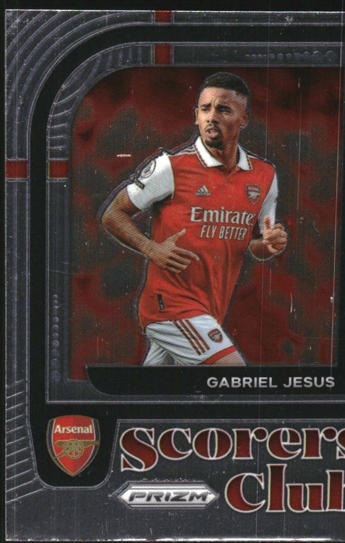 Gabriel Jesus #22 Soccer Cards 2022 Panini Prizm Premier League Scorers Club