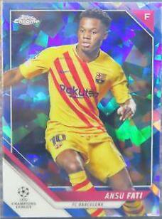 Ansu Fati #29 2021 Topps Chrome UEFA Champions League