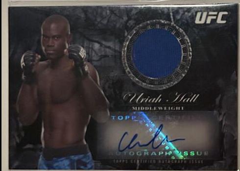 Uriah Hall #BAR-UH Ufc Cards 2014 Topps UFC Bloodlines Autograph Relics