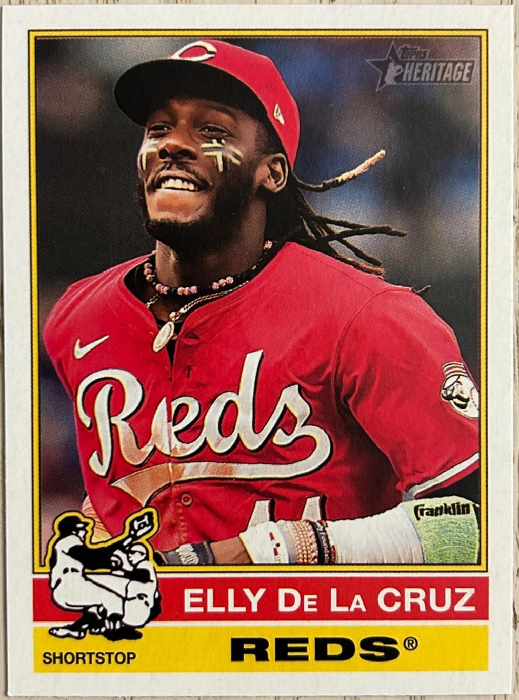 Elly De La Cruz #263 Baseball Cards 2025 Topps Heritage