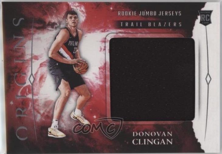 Donovan Clingan #RJJ-DCL Basketball Cards 2024 Panini Origins Rookie Jumbo Jersey