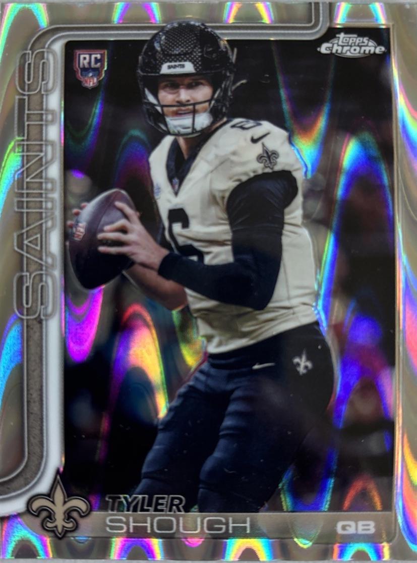 Tyler Shough [RayWave Refractor] #398 Prices | 2025 Topps Chrome