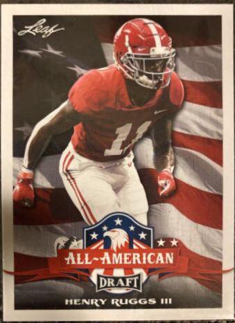 Henry Ruggs III #65 2020 Leaf Draft Football