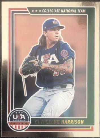 Devereaux Harrison #11 Baseball Cards 2022 Panini Stars & Stripes USA