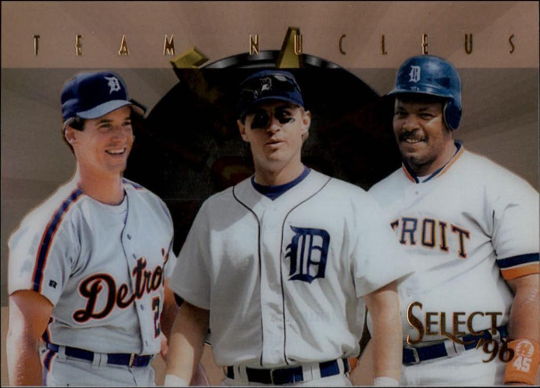 Cecil Fielder, Travis Fryman, Phil Nevin #13 Baseball Cards 1996 Select Team Nucleus