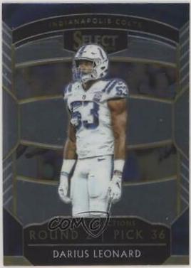 Darius Leonard #RS-17 Football Cards 2018 Panini Select Rookie Selections