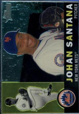 Johan Santana #C5 Baseball Cards 2009 Topps Heritage Chrome