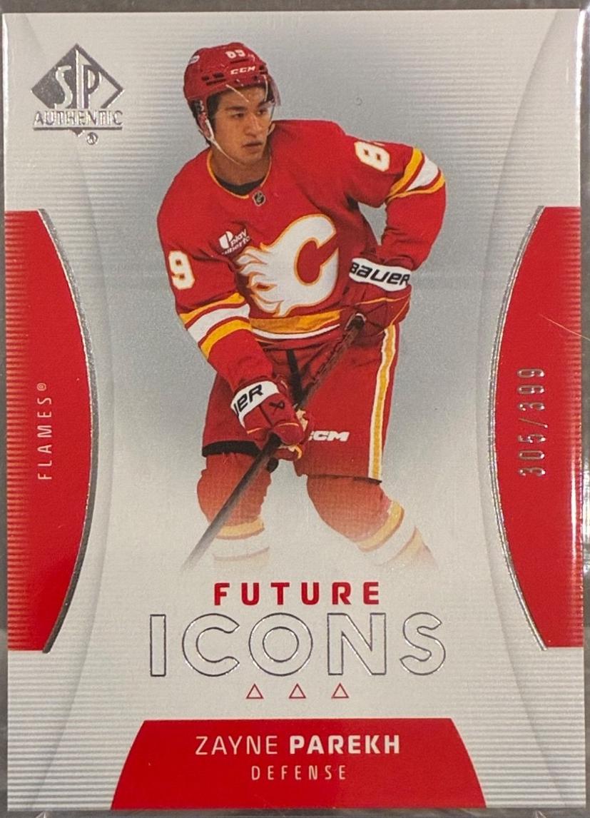 Zayne Parekh #FI-33 2025-26 SP Authentic Hockey Future Icon