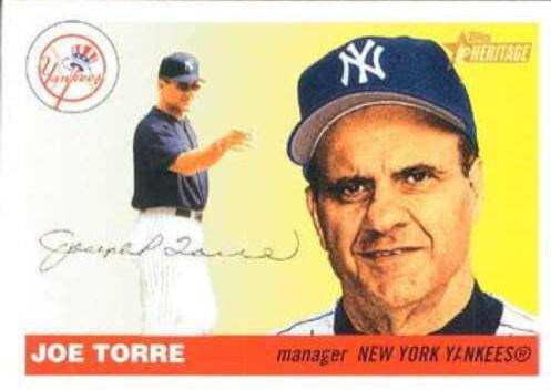Joe Torre #113 Baseball Cards 2004 Topps Heritage