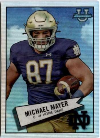 Michael Mayer #52BF-30 2022 Bowman Chrome University 1952 Football