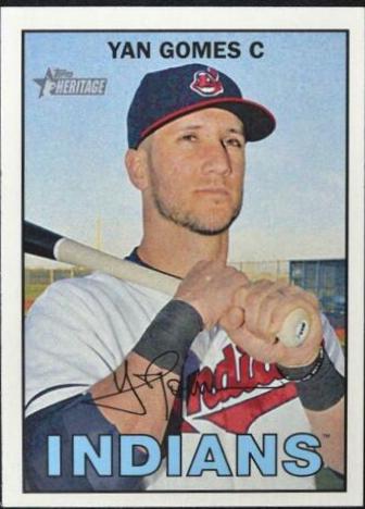 Yan Gomes #15 Baseball Cards 2016 Topps Heritage