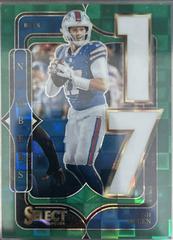 Josh Allen [Green Prizm] #10 Prices | 2024 Panini Select Numbers