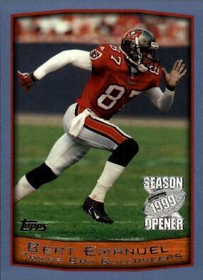 Bert Emanuel #93 Football Cards 1999 Topps Season Opener