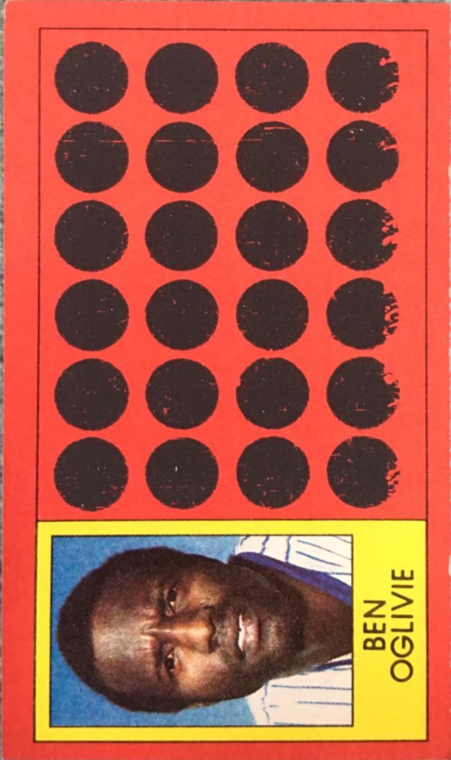 Ben Oglive #7 1981 Topps Scratch Offs Baseball