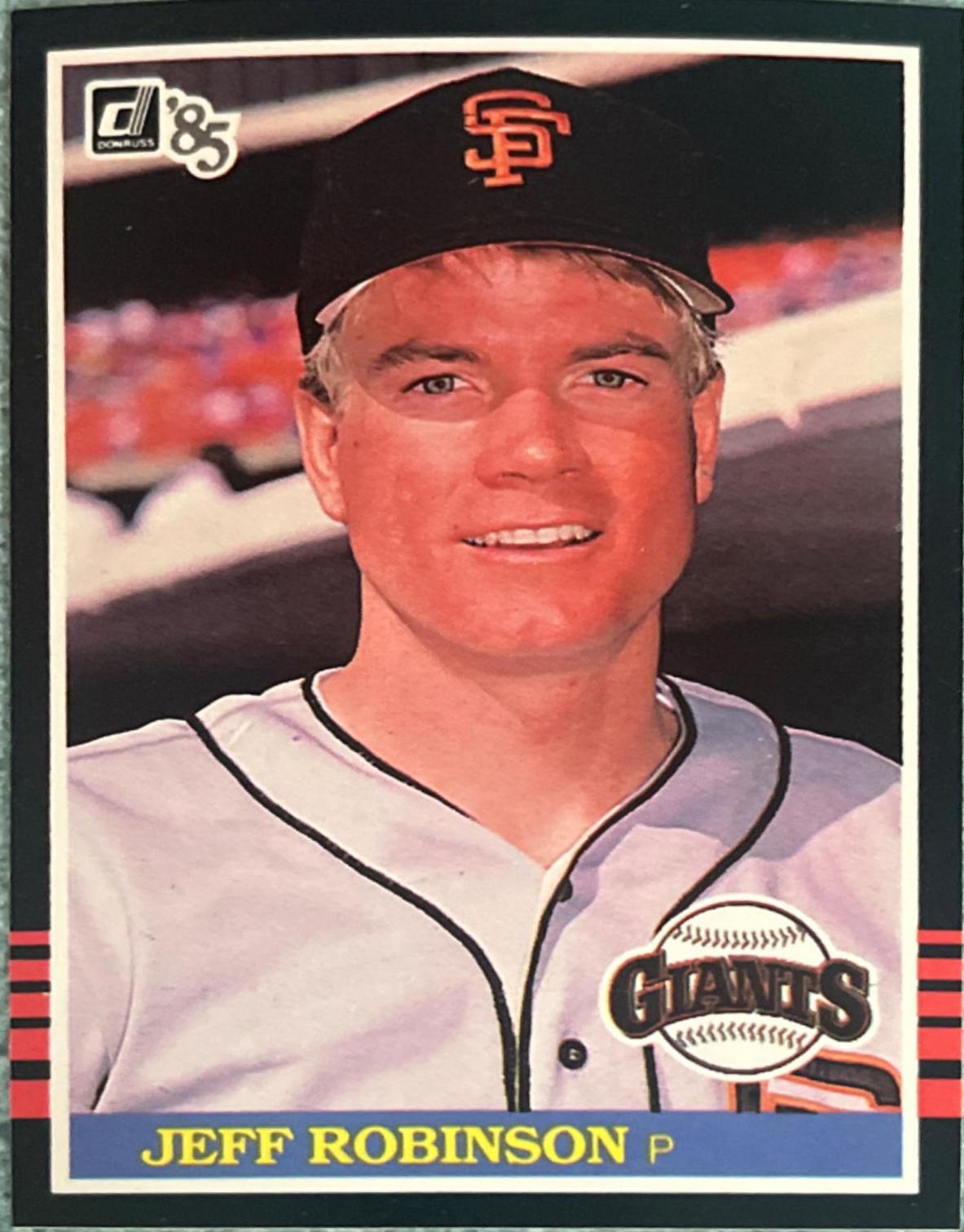 Jeff Robinson #201 Baseball Cards 1985 Donruss