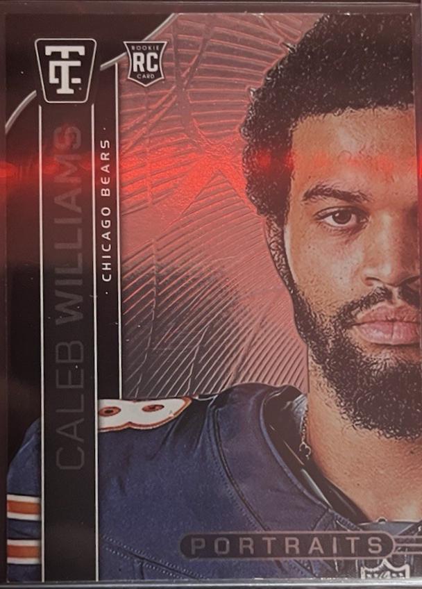 Caleb Williams #4 Football Cards 2024 Panini Totally Certified Portraits