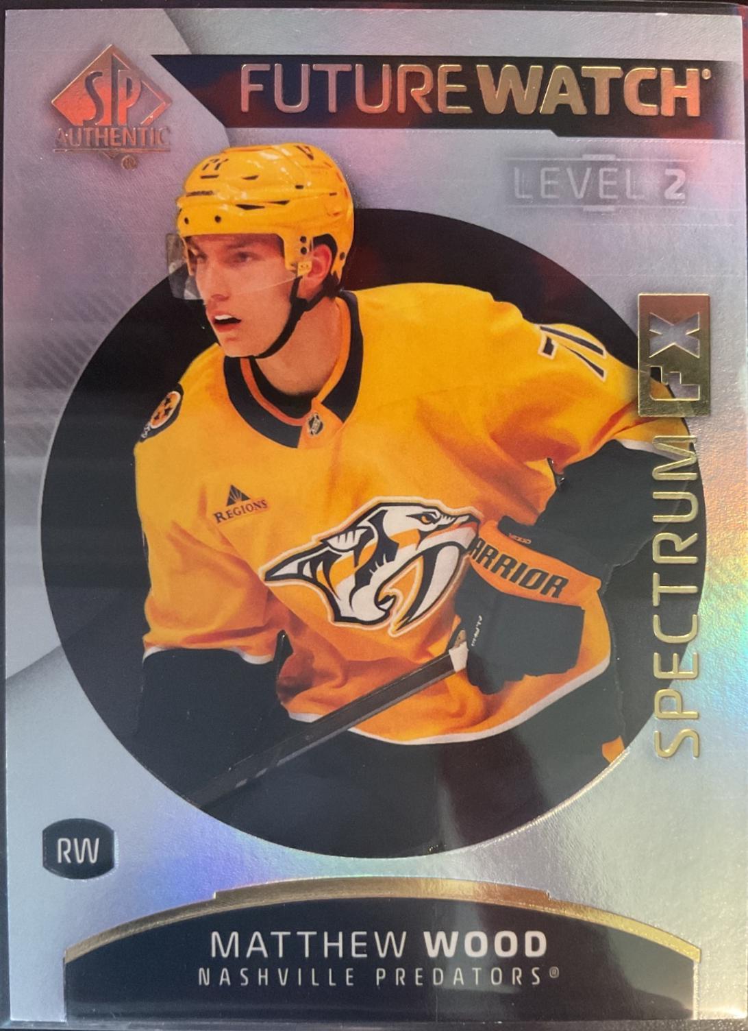 Matthew Wood #S-80 2025-26 SP Authentic Hockey Spectrum FX