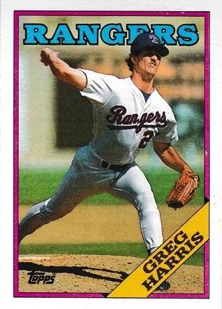 Greg Harris #369 Baseball Cards 1988 Topps