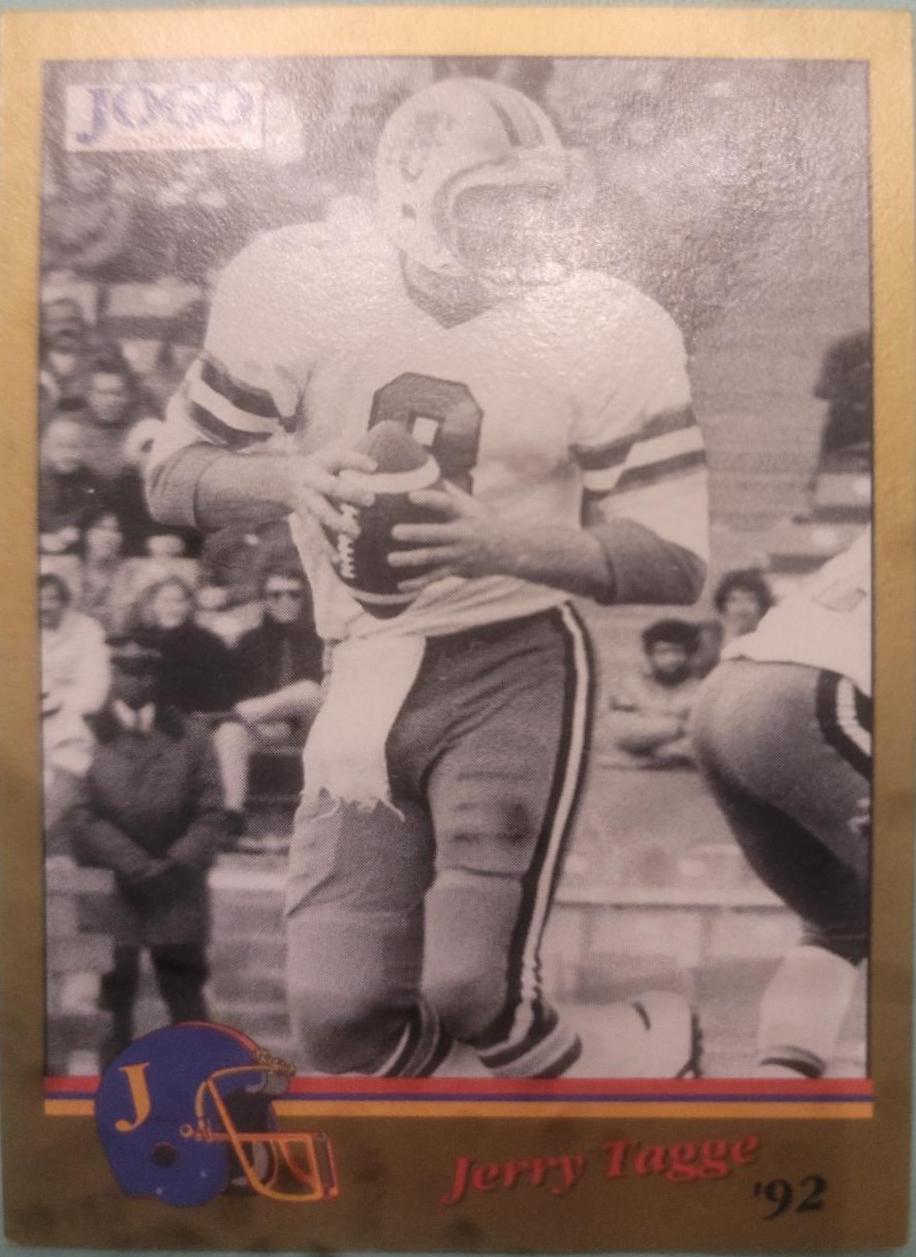 Jerry Tagge #8 #20A Football Cards 1992 Jogo CFL Missing Years