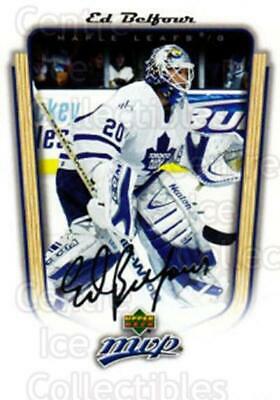 Ed Belfour #362 Hockey Cards 2005 Upper Deck MVP