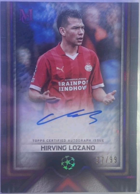 Hirving Lozano #AA-LH1 2023 Topps Museum Ucl Archival Autograph Soccer
