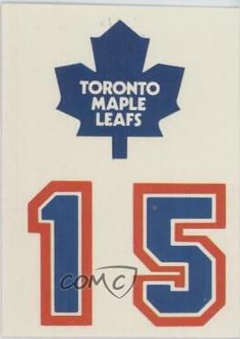 Toronto Maple Leafs #13 Hockey Cards 1985 Topps Stickers