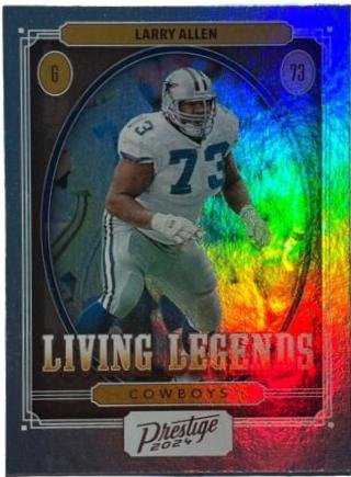 2024 Panini Prestige Living Legends Larry Allen #LL-LAN card
