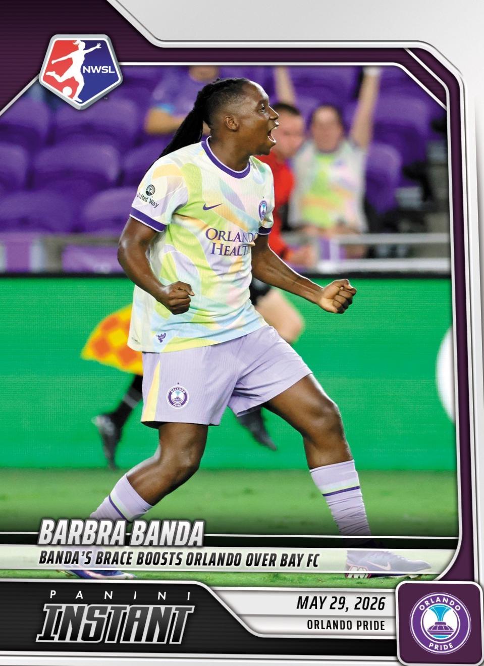 Barbra Banda #80 2026 Panini Instant Nwsl Soccer