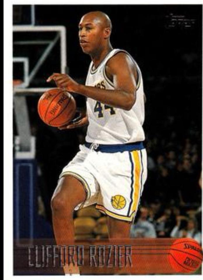 Clifford Rozier #6 Basketball Cards 1996 Topps