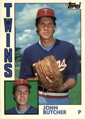 John Butcher #19T Baseball Cards 1984 Topps Traded