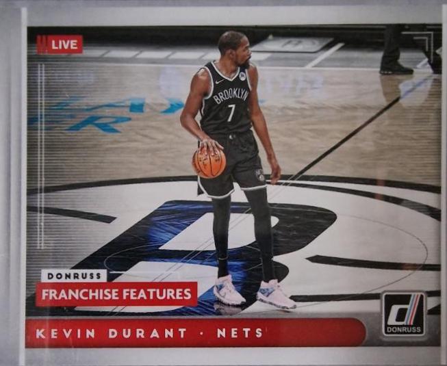 Kevin Durant #28 Basketball Cards 2021 Panini Donruss Franchise Features