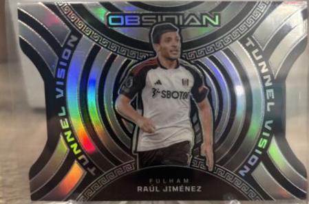 Raul Jimenez #7 2023 Panini Obsidian Tunnel Vision Soccer