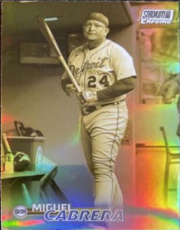 Miguel Cabrera [Chrome Gold Minted] #230