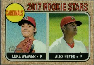 Cardinals 2017 Rookie Stars: Luke Weaver / Alex Reyes