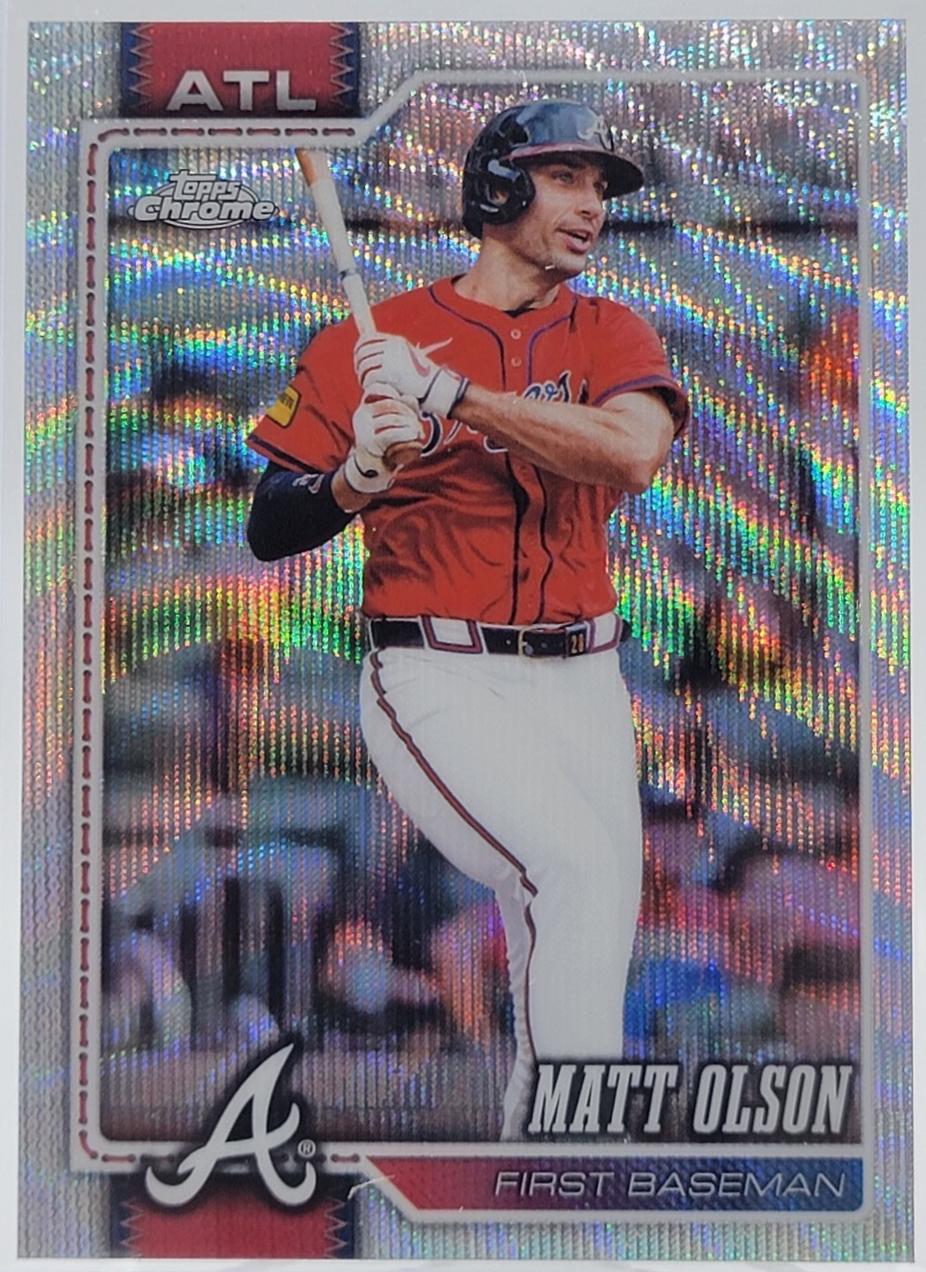 Matt Olson [Wave Refractor] (2026 Topps Chrome)