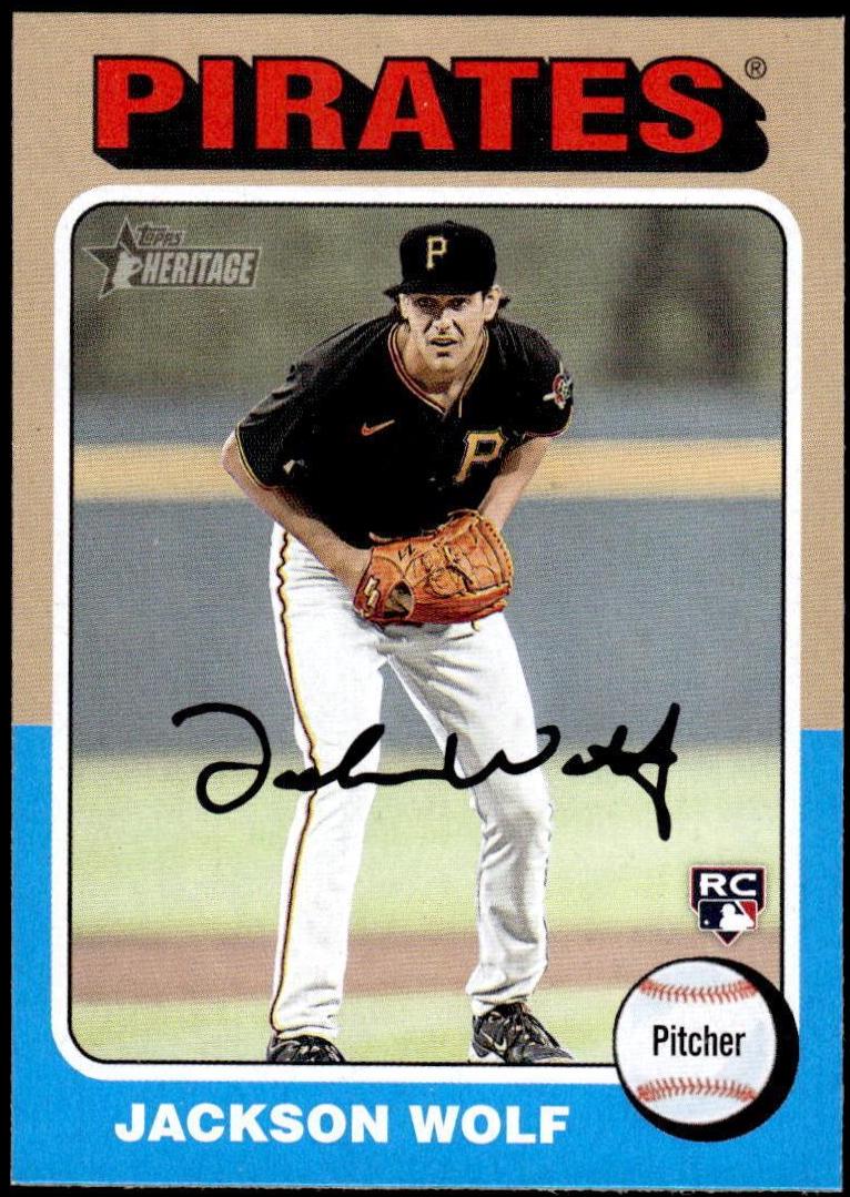 Jackson Wolf #216 Baseball Cards 2024 Topps Heritage