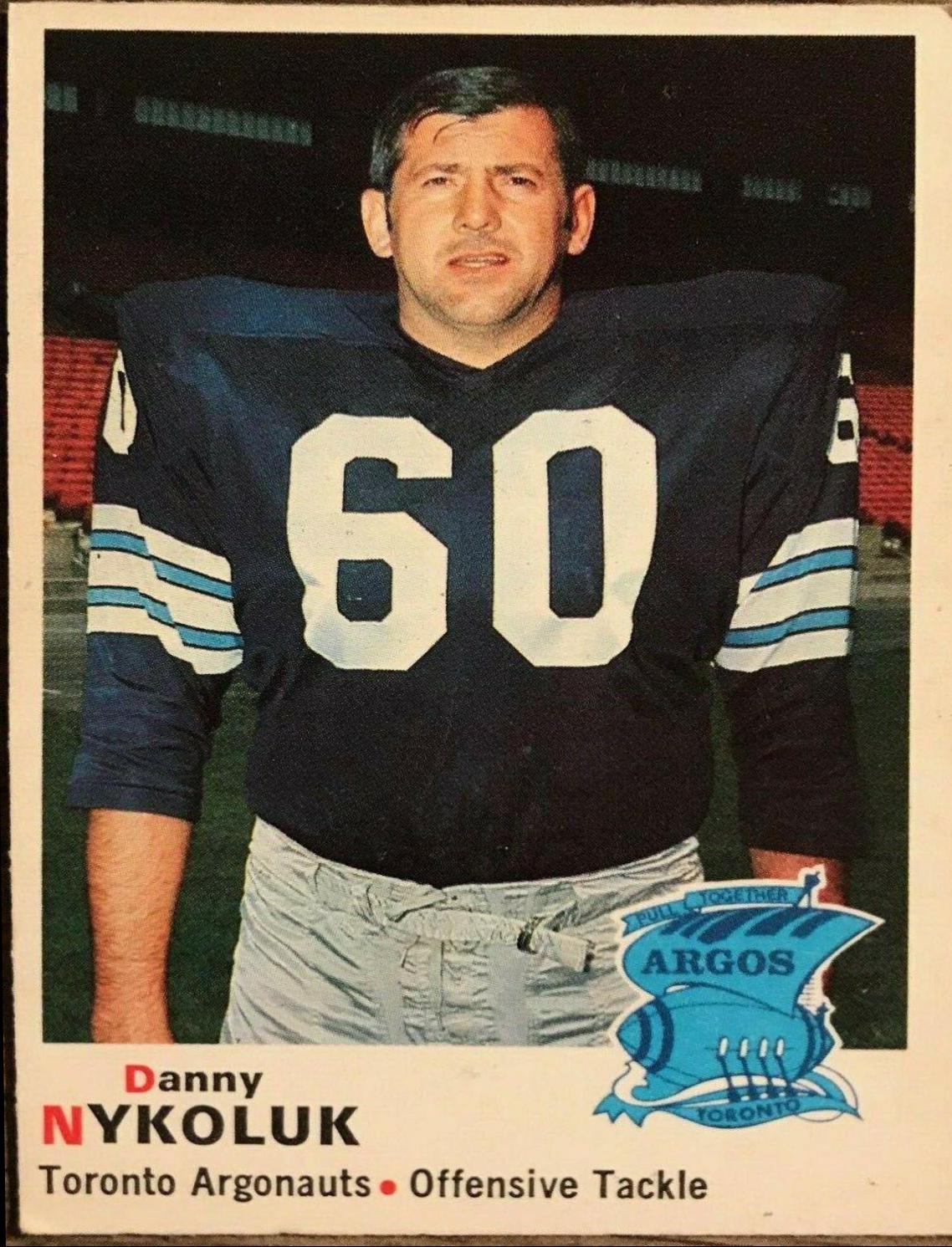 Danny Nykoluk #2 Football Cards 1970 O Pee Chee CFL