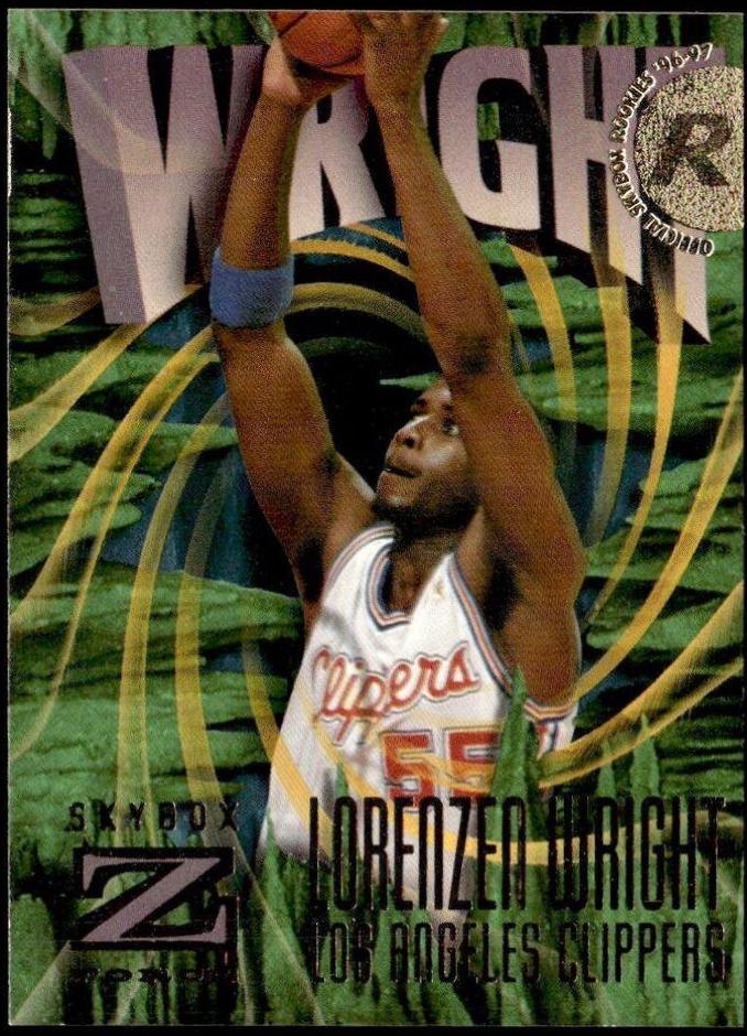 Lorenzen Wright #168 Basketball Cards 1996 Skybox Z Force